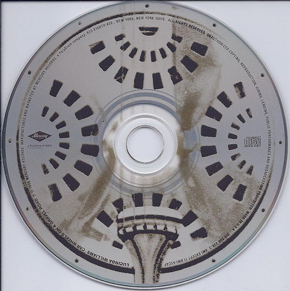 Lucinda Williams "Car Wheels On A Gravel Road" CD HDCD (1998)