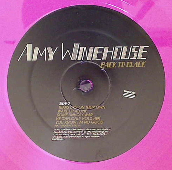 Amy Winehouse "Back to Black" PK LP (2019)