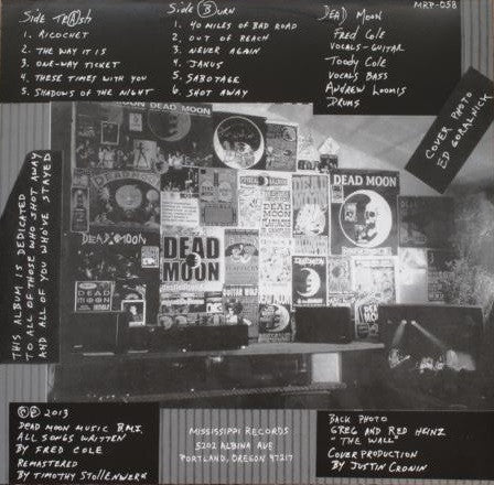 Dead Moon "Trash and Burn" RE LP (2014)