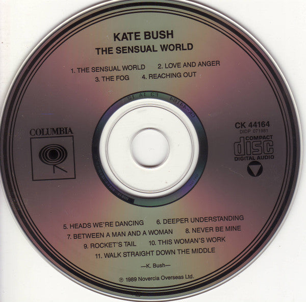 Kate Bush "The Sensual World" RE CD (1989)