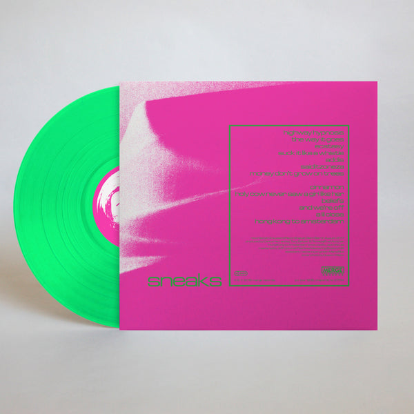 Sneaks "Highway Hypnosis" Neon Green LP (2019)