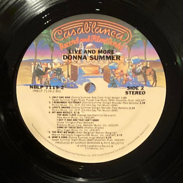 Donna Summer "Live and More" 2XLP (1978)