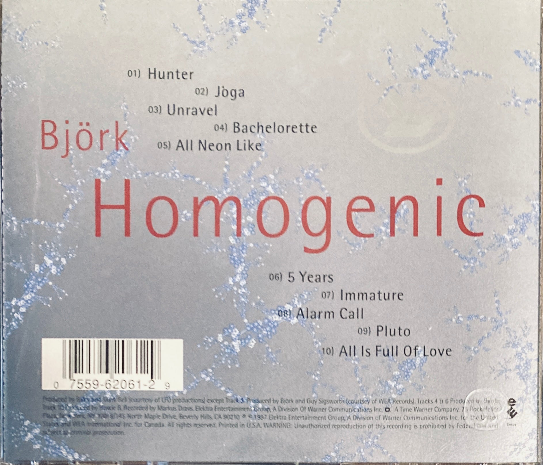 洋楽 Bjork Homogenic UK org Björk - Homogenic – Björk Official Store