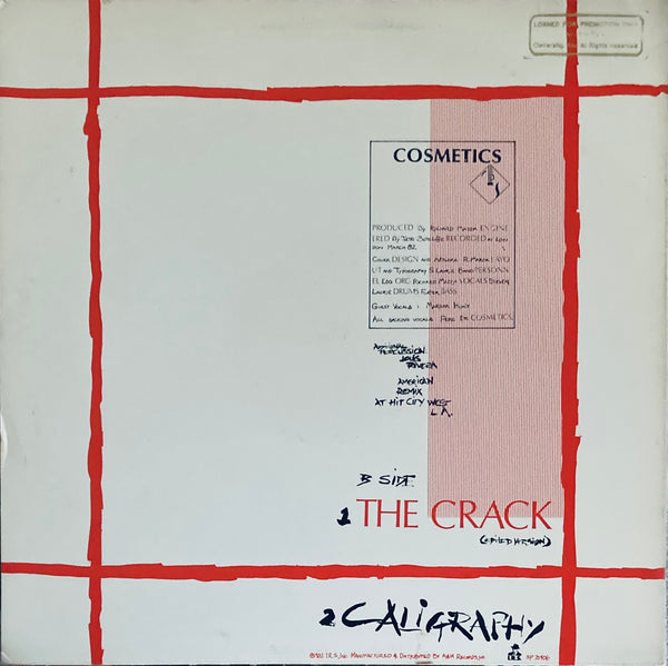 Cosmetics “The Crack” 12” PR Single (1982)