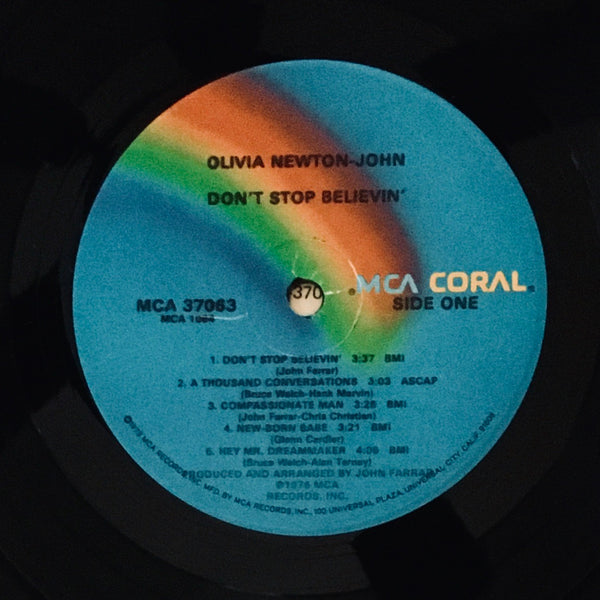 Olivia Newton-John “Don’t Stop Believin’” LP (1976)