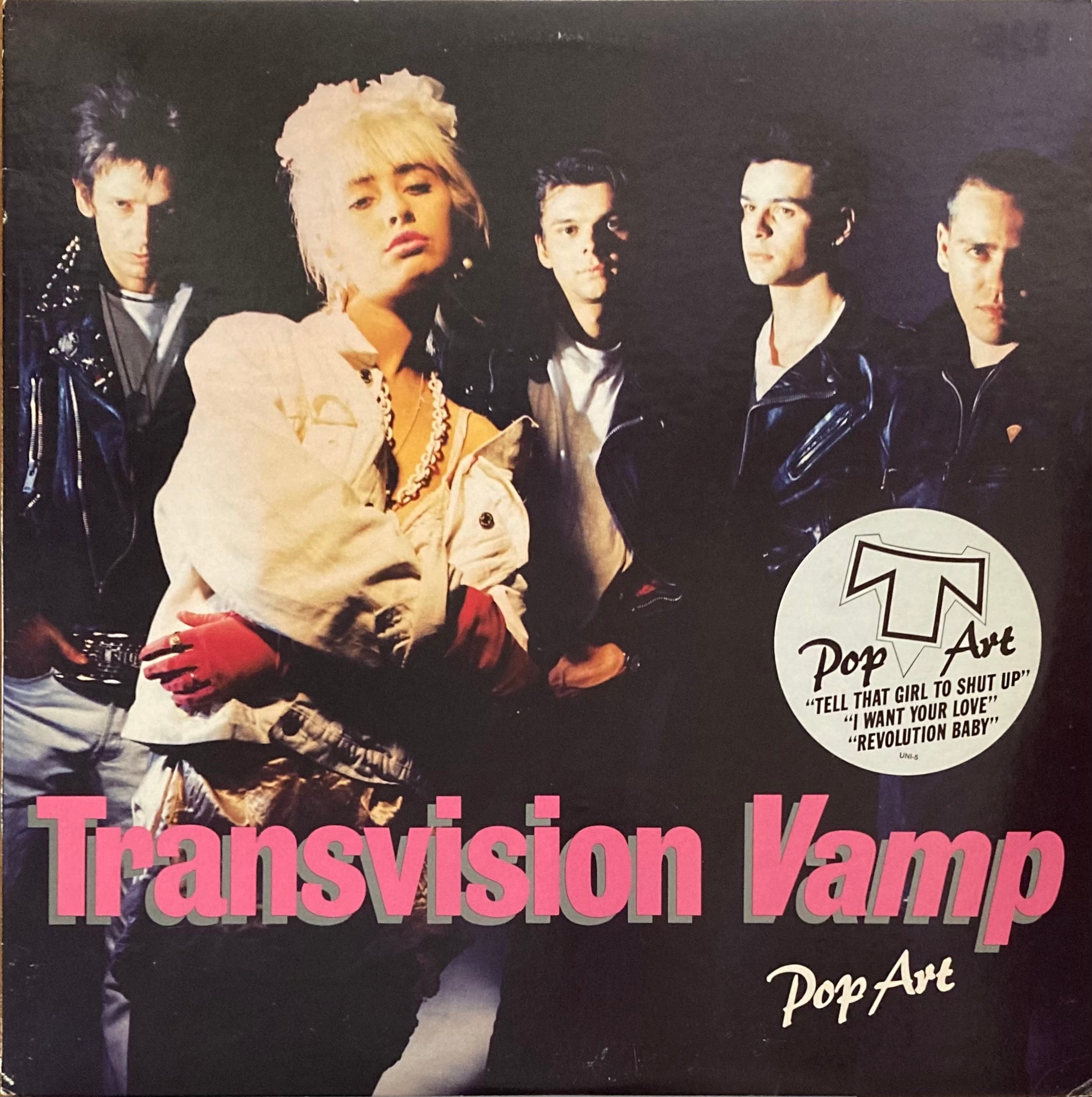 Transvision Vamp “Pop Art” PR LP (1988)