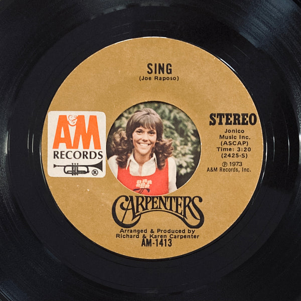 Carpenters "Sing" Single (1973)