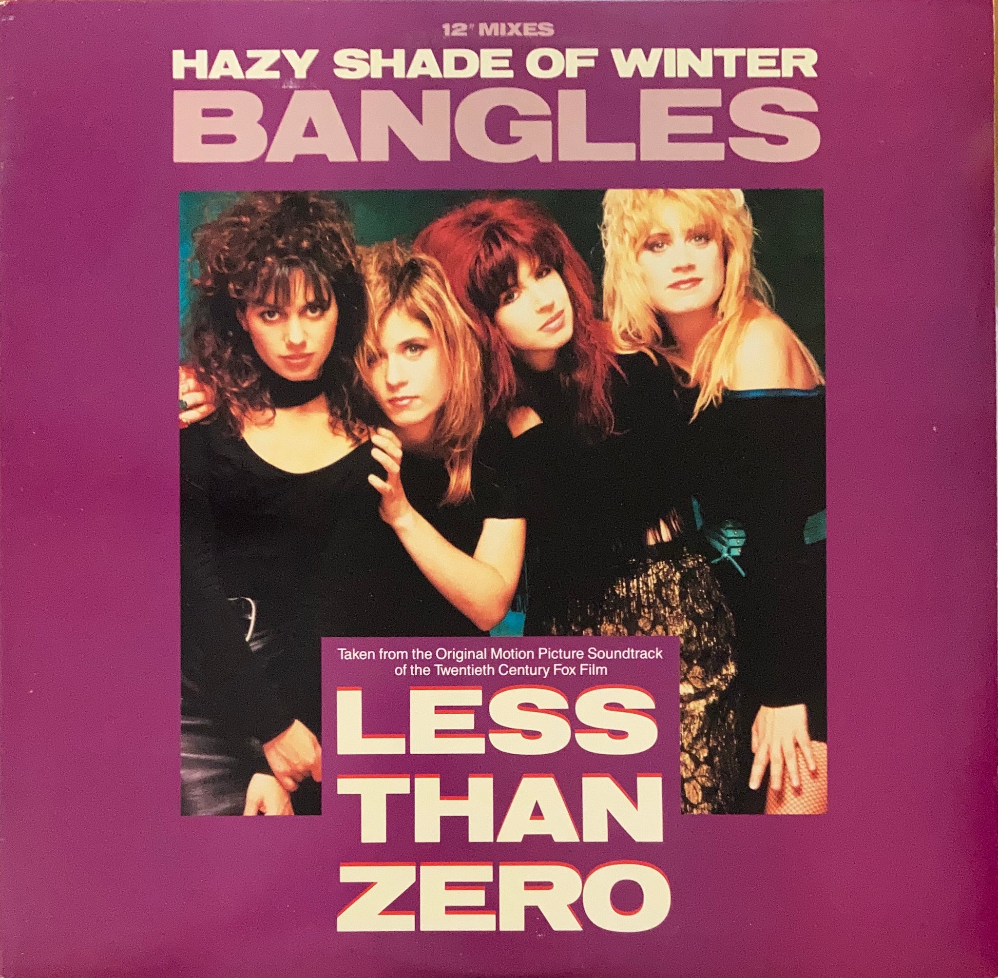 Bangles "Hazy Shade Of Winter" 12" Single (1987)