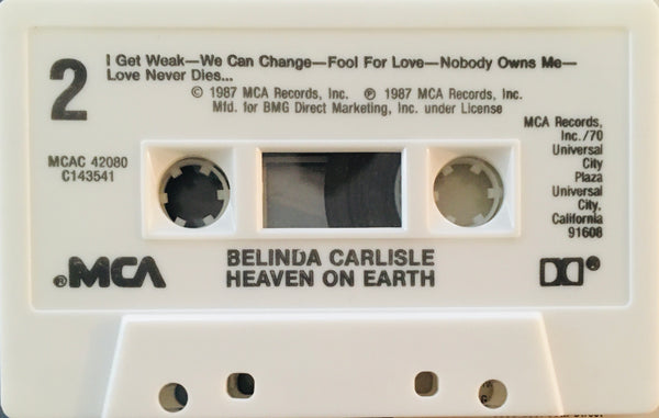 Belinda Carlisle “Heaven On Earth” CS (1987)