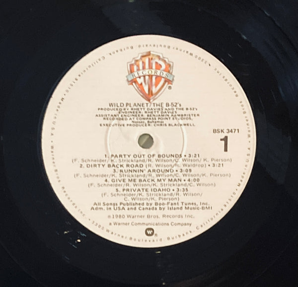 B-52's "Wild Planet" LP (1980)
