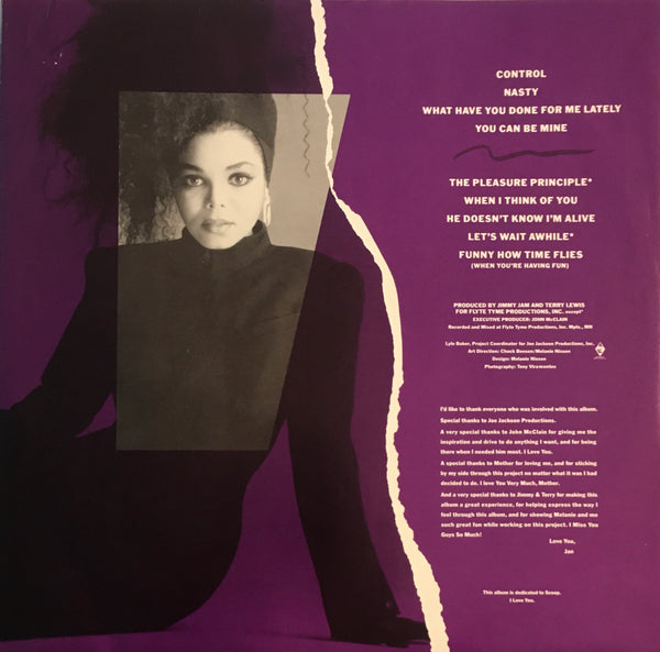Janet Jackson “Control” LP (1986)