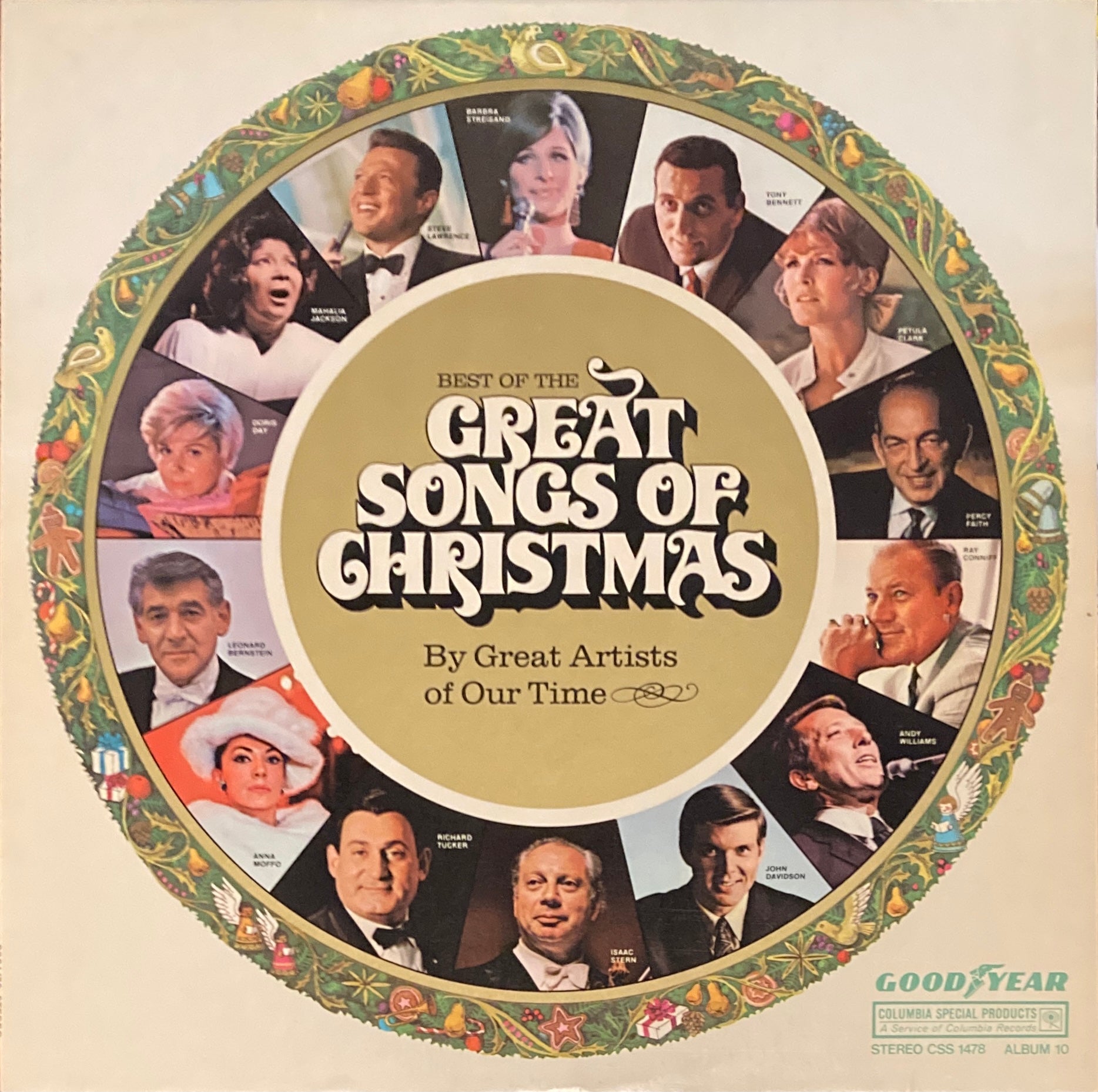 Various Artists "Goodyear: Best Of The Great Songs Of Christmas" LP (1970)