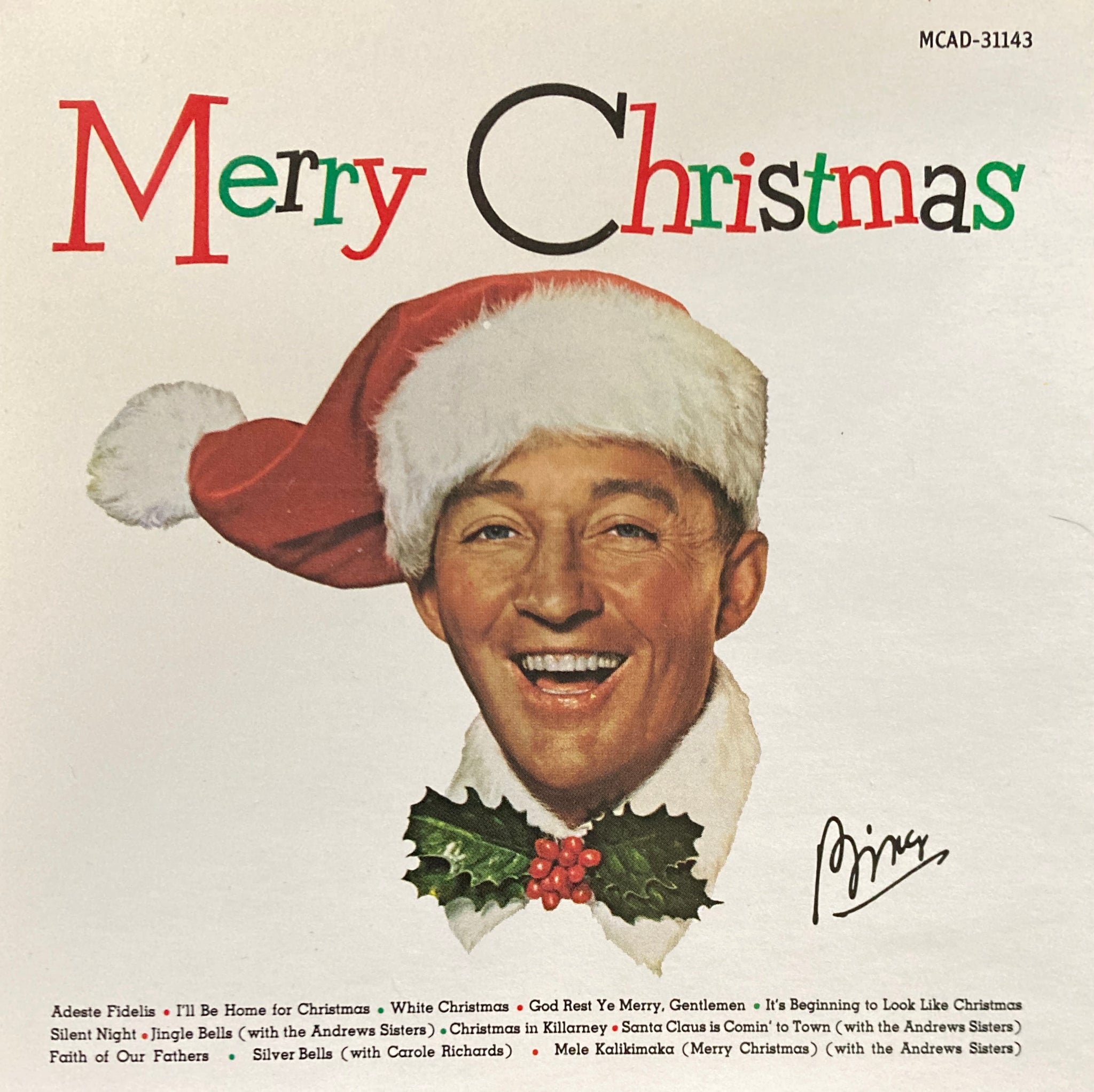 Bing Crosby "Merry Christmas" RE CD (1961/1998)