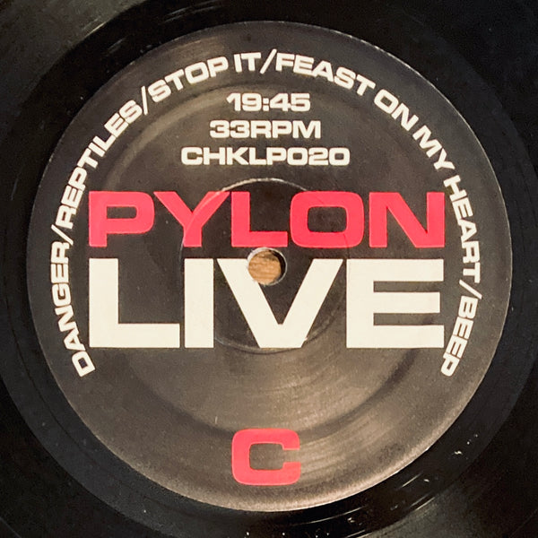 Pylon "Live" 2XLP (2016)