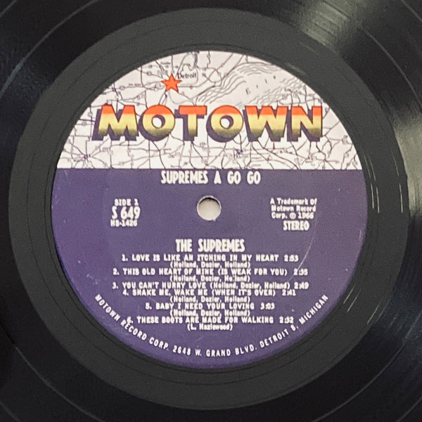 Supremes, The "A' Go-Go" LP (1966, Motown)