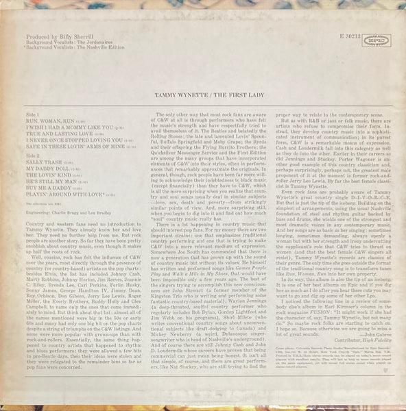 Tammy Wynette "The First Lady" LP (1970)
