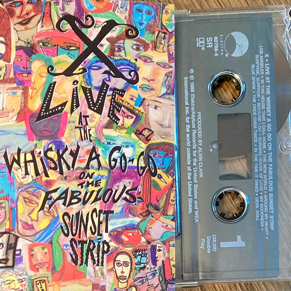 X “Live At The Whiskey-A-Go-Go” CS (1988)