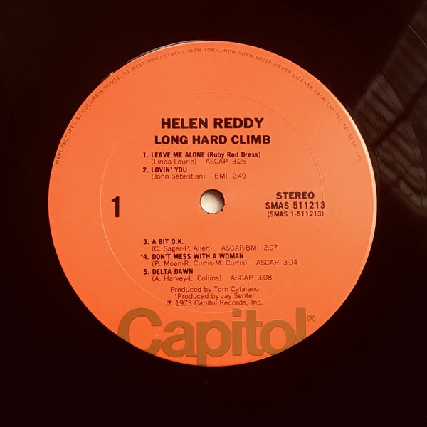 Helen Reddy “Long Hard Climb” LP (1973)