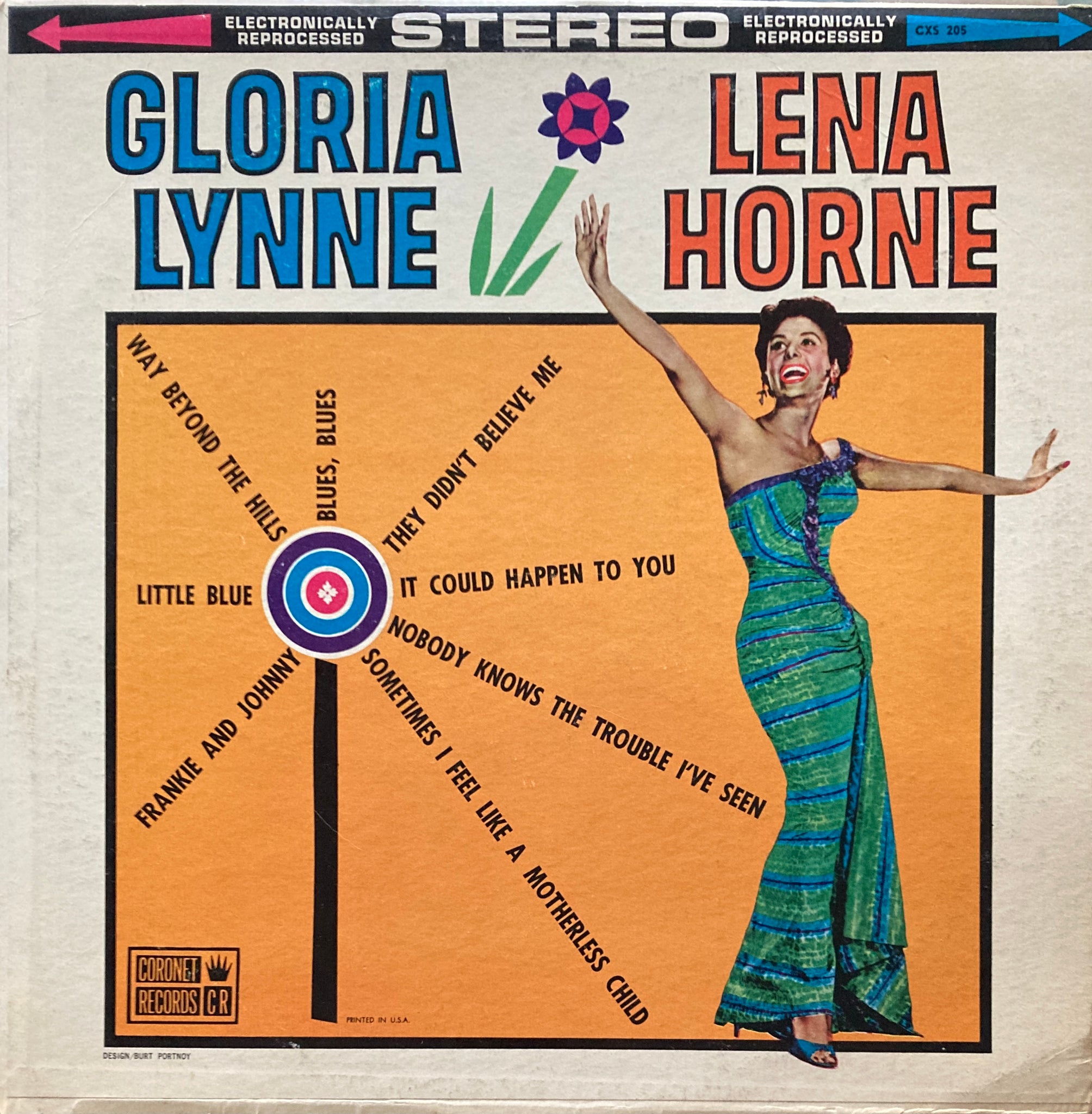 Gloria Lynne & Lena Horne Split Artist 12" LP (1963)