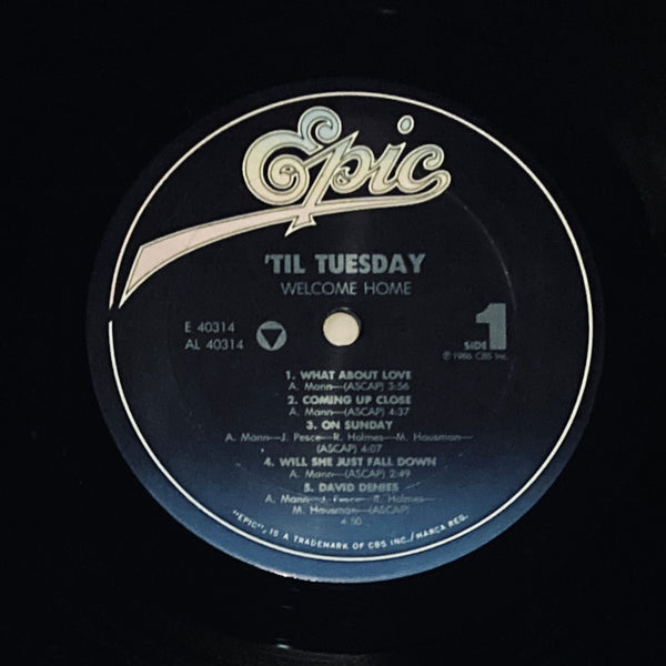 'Til Tuesday "Welcome Home" LP (1986)