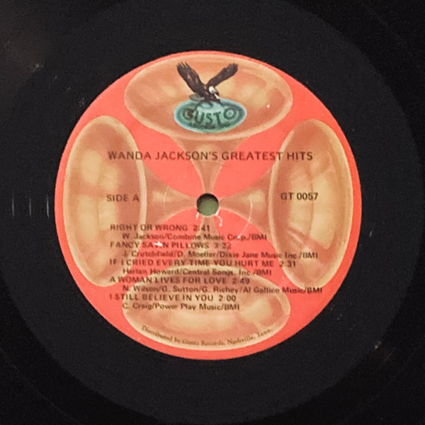 Wanda Jackson "Greatest Hits" LP (1980)