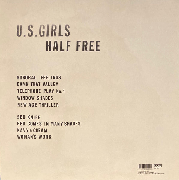U.S. Girls “Half Free” LP (2015)