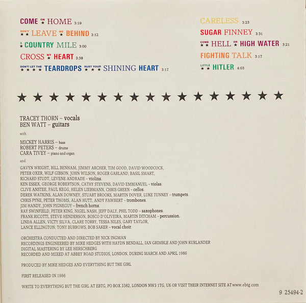EBTG "Baby, The Stars Shine Bright" RE CD (1995)