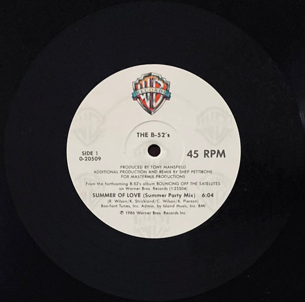 B-52’s “Summer Of Love” 12” Single (1986)