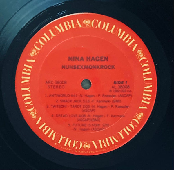 Nina Hagen “NunSexMonkRock” LP (1982)