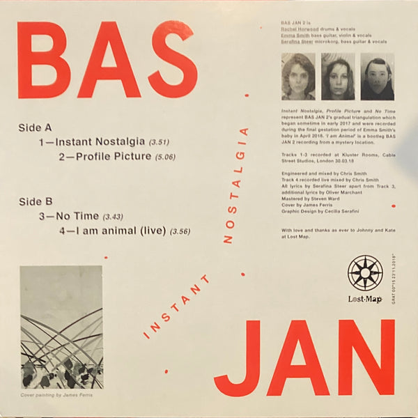 Bas Jan "Instant Nostalgia" EP LP (2018)