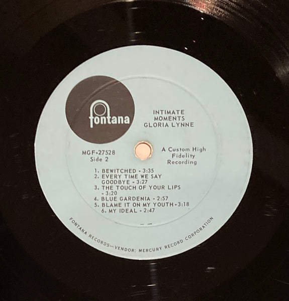 Gloria Lynne "Intimate Moments" LP (1965)