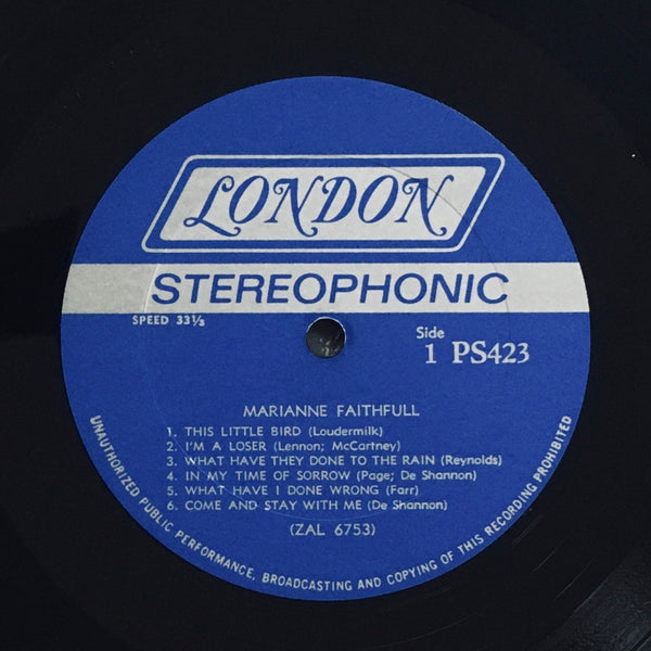 Marianne Faithfull Self-Titled LP (1965)