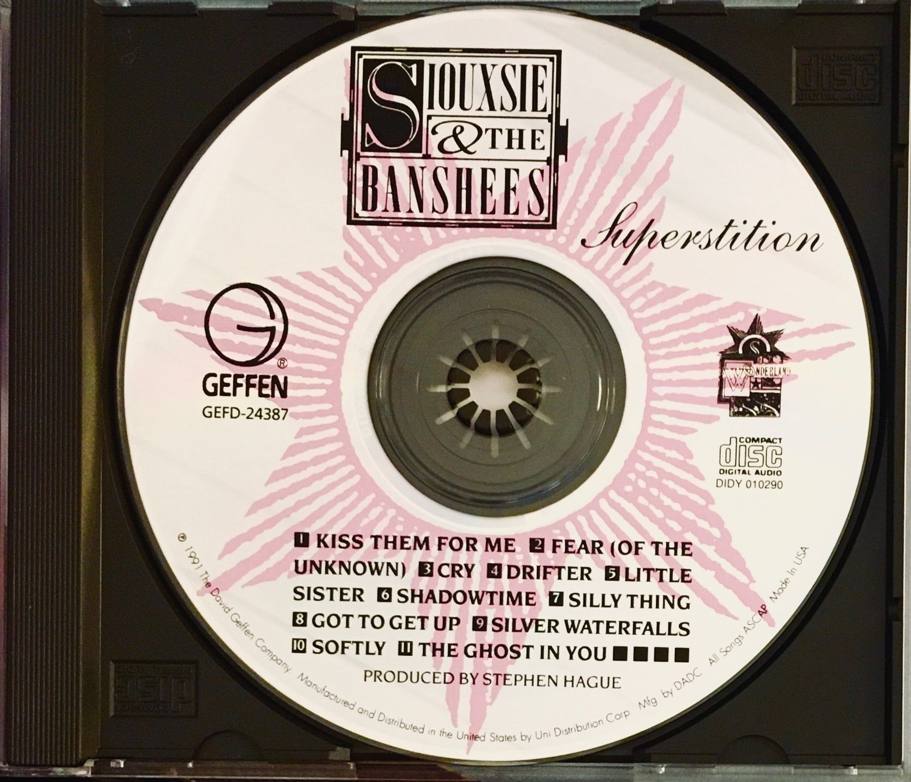 Modern Soul Records - Siouxsie & The Banshees “Superstition” CD (1991)