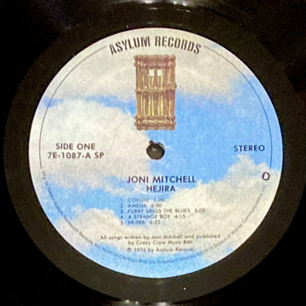 Joni Mitchell "Hejira" LP (1976)