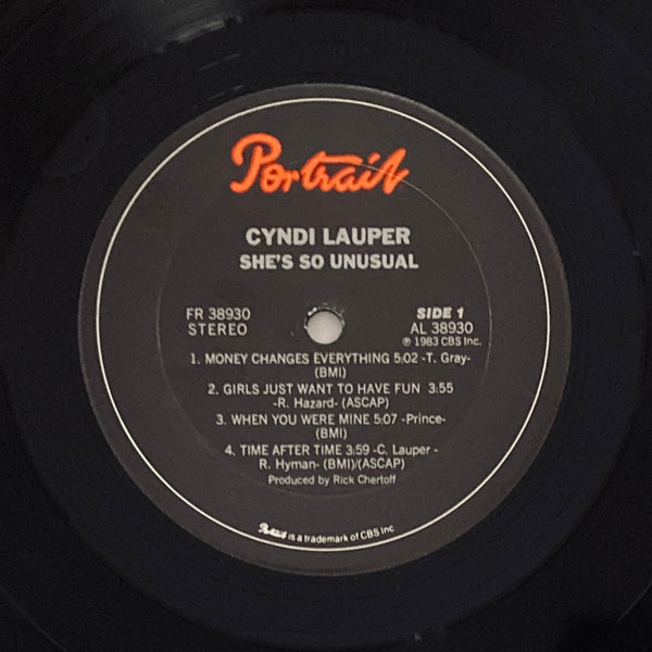 Cyndi Lauper "She's So Unusual" LP (1983)