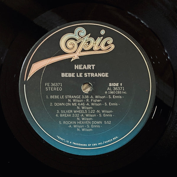 Heart "Bébé Le Strange" LP (1980)