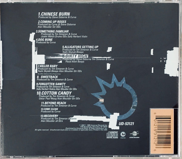 Curve “Come Clean” CD (1998)