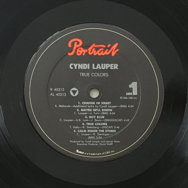 Cyndi Lauper “True Colors” LP (1986)