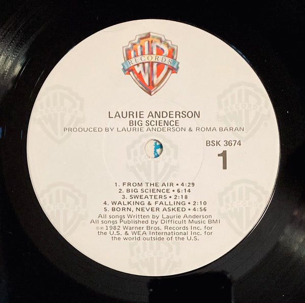 Laurie Anderson “Big Science” LP (1982)