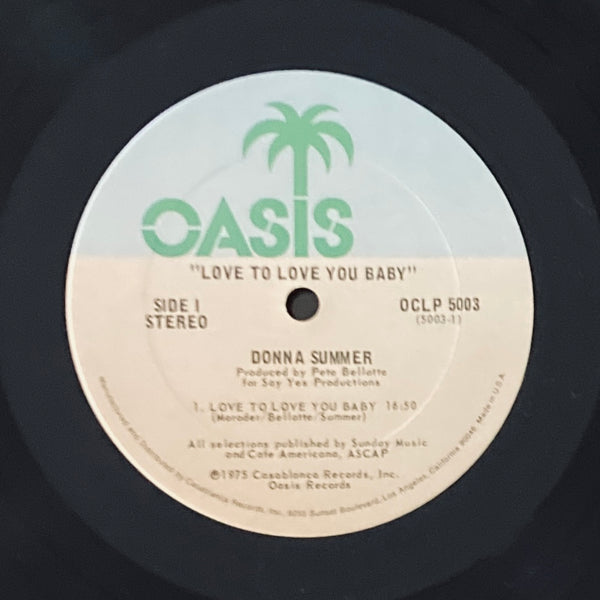 Donna Summer "Love To Love You Baby" LP (1975)