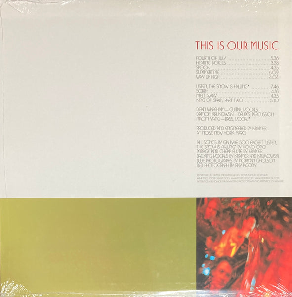 Galaxie 500 "This Is Our Music" RE LP (1990/2009)