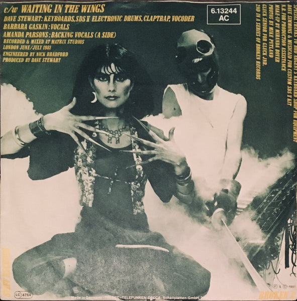 Dave Stewart and Barbara Gaskin “It’s My Party” PR Single (1981)
