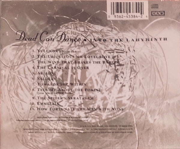 Dead Can Dance "Into The Labyrinth" CD (1993)