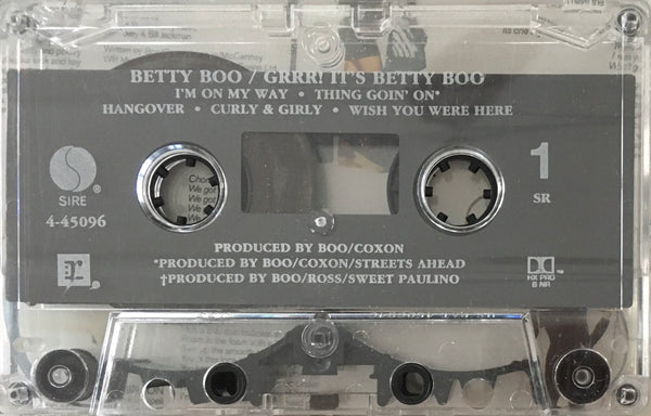Betty Boo “Grrr! It’s Betty Boo” CS (1992)