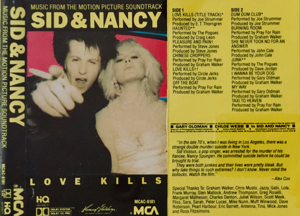 Various “Sid & Nancy: Love Kills” CS (1986)
