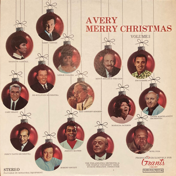 Various Artists "Grants: A Very Merry Christmas Volume 3" LP (1969)