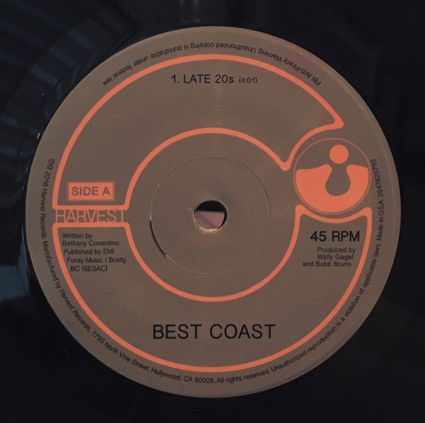 Best Coast “Late 20s” Single (2016)