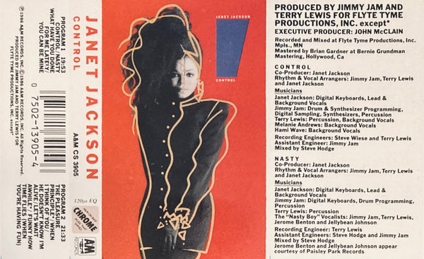 Janet Jackson "Control" CS (1986)