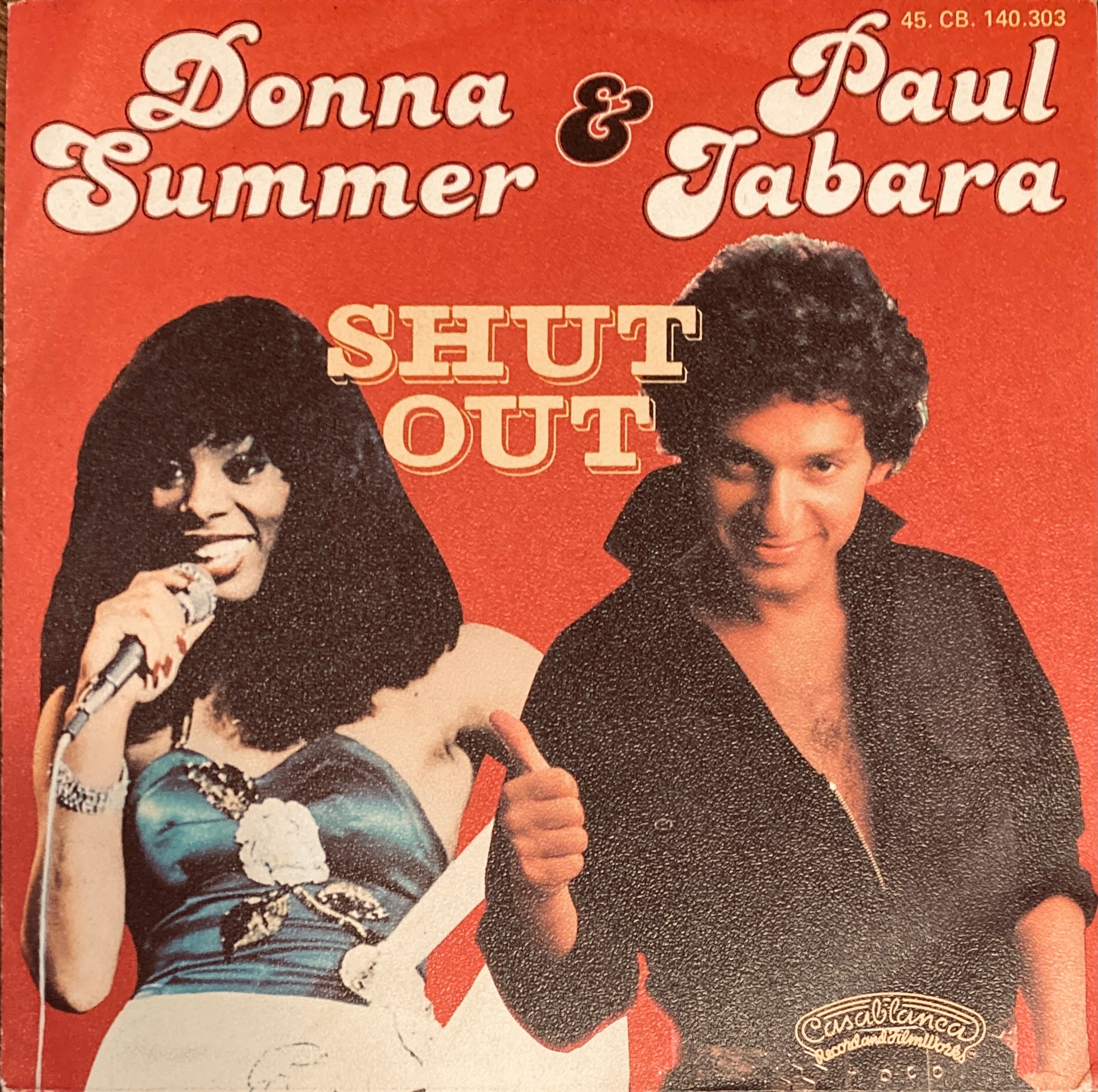 Donna Summer & Paul Jabara "Shut Out" Single (1977)