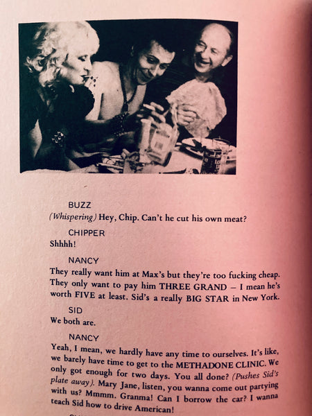 Alex Cox/Abbe Wool “Sid & Nancy: Love Kills” Screenplay Movie Book (1986)